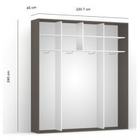 DRESSING LEX 221-240-45 B GRI/CZP